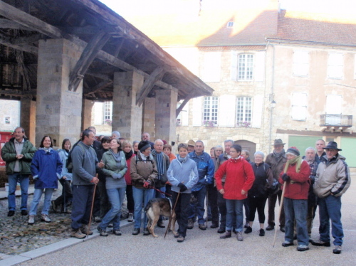 au départ de la Halle de Martel