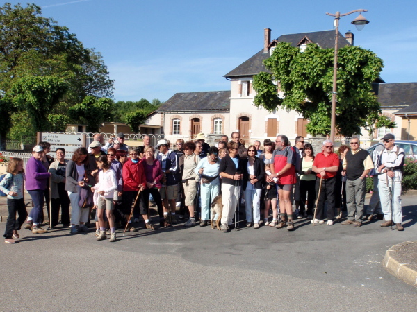 au départ de Saint-Sornin-Lavolps