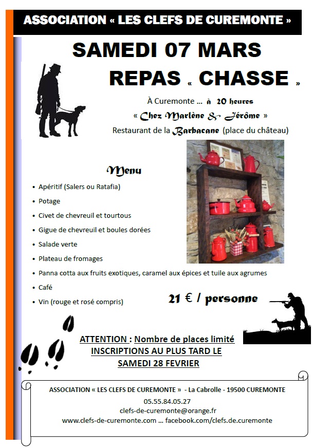 repas chasse