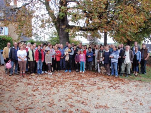 le groupe de randonneurs