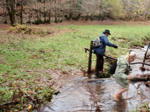 différentes techniques pour le passage du ruisseau